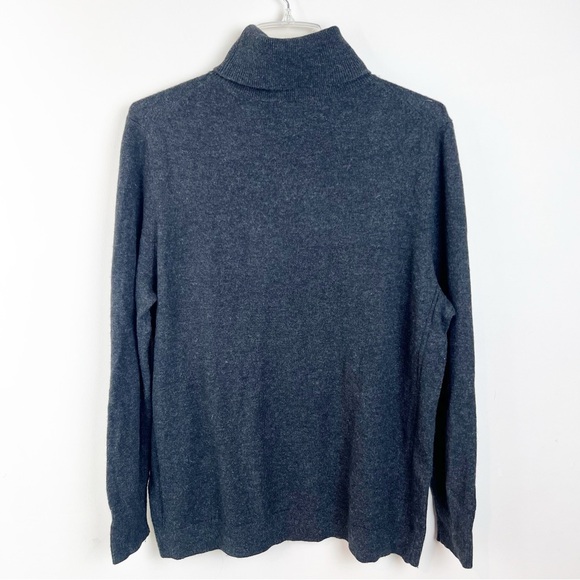 Banana Republic Extra Fine Merino Wool Cashmere Turtleneck Sweater XL Womens - Picture 6 of 7